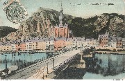 Dinant. La Citadelle, vue du pont