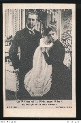 Le Prince et la Princesse Albert de Belgique et leur enfant