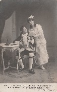 MANON :Manon et Des Grieux.Melle DE RYSOOR,1&egrave;re chanteuse et Mr WEBER,1er t&eacute;nor 