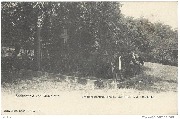 Schlachtfeld von Gravelotte. Offiziers Denkmal des 8 J&auml;ger Bat. in der Schlucht