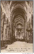 Ypres. Int&eacute;rieur Cath&eacute;drale St-Martin d'Ypres en 1909