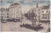 Ostende. La Place L&eacute;opold et l'Avenue Charles Jansens