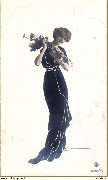 (femme en noir sur fond blanc, t&ecirc;te en photo, le rest illustr&eacute;)