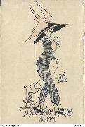 G.H. Cartes fantaisie s&eacute;rie 31 La Parisienne de 1911 par Bill