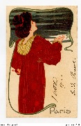 Femme de Paris &agrave; la cigarette
