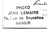 Photo jean Lemaire 74 rue de Bruxelles Namur