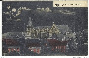 Li&egrave;ge la nuit-Eglise Ste Croix