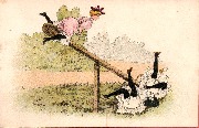 (Chute d'une balan&ccedil;oire-bascule) 