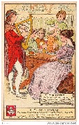 Antwerp The minstrel -Wilfrid the Minstrel singing at Rotsburg - Centenarity festivities of Heindrick Conscience