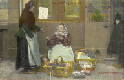 Série Petits Métiers. La mercerie ambulante