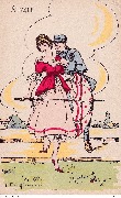 Attaque. Femme et militaire