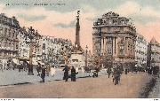 Bruxelles. Place de Brouck&egrave;re