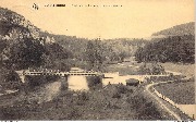 Anseremme. Pont sur la Lesse et route de Walzin