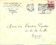 Enveloppe en-tête Desiré et Nicolas Van Dantzig 1916