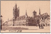 Ypres. La Grand'Place en 1912
