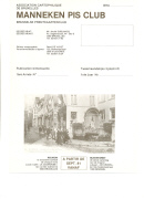 Septembre 1981 Premi&egrave;re affiche du Manneken-Pis Club