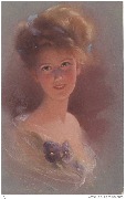 Portrait d'une jeune femme blonde