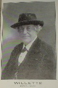 Photo de Willette tir&eacute;e du catalogue du salon des humoristes de 1926