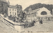 Spa.  Cascade Monumentale et Pouhon