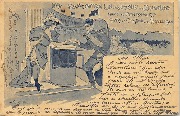 1897 Exposition Universelle Bruxelles. Parc du Centenaire. Parc et Château de Tervueren. Flirt