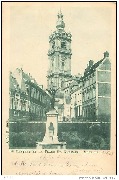 MONS. Le Château et la Place St. Germain.