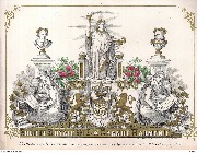 Soci&eacute;t&eacute; Royale de Grande Harmonie-souhaits de bonne ann&eacute;e 1860