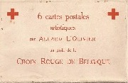 6 cartes postales artistiques par Allard l'Olivier au profit de la croix rouge de Belgique 6 cartes postales artistiques par Allard l'Olivier au profit de la croix rouge de Belgique