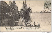 Antwerpen. De Deutsche Kraizer ''VICTORIA LOUISE'' bij den Koninklijke feesten. Le Croiseur Allemand ''Victoria Louis'' aux f&ecirc;te Royales.