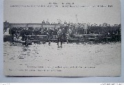 Acc&egrave;s au ponton submerg&eacute;-De toegang tot de vlotbrug onder water