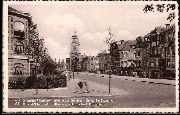 Bruxelles-Schaerbeek.Avenue des Glycines -Eglise Ste Suzanne Blauweregenlaan Kerk H.Suzanne 