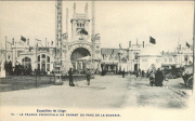 Liège-Exposition de Liège-La Facade Principale en venant du Parc de la Boverie