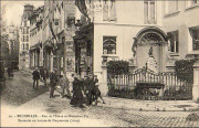 Bruxelles. Rue de l'Etuve et Manneken-Pis Bruxelles. Rue de l'Etuve et Manneken-Pis