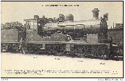 Machine N° 3275 à simple expansion ..2 essieux accouplés et bogie à l'avant Service des trains express légers sur les lignes faciles (Type 18, littéra L, construite en 1905) Machine N° 3275 à simple expansion ..2 essieux accouplés et bogie à l'avant Service des trains express légers sur les lignes faciles (Type 18, littéra L, construite en 1905)