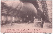 Le Hangar du ''Zodiac'' : &agrave; l'avant-plan l'a&eacute;roplane Druet d&eacute;truit par l'ouragan Het afdak van de Zodiac, op het voorplan het vliegmachien Druet door de storm vernield
