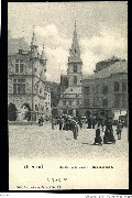 Echternach. Sortie de la messe Kirchausgang