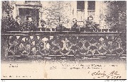 Sierck. Sp&auml;tgothische Balustrade M&uuml;hlenstr. 4 ''1607'' Balcon gothique Rue du Moulin 4