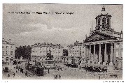 Bruxelles.Place Royale et Eglise St Jacques Bruxelles.Place Royale et Eglise St Jacques