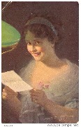 La lettre sous la lampe verte