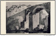 Brangwyn-Museum, Brugge. Fr. Brangwyn. Een brug te Sabiano - Pont à Saviano