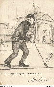 Li&egrave;ge - Nettoyage des rails (Netteu d'ra&iuml;ls) Par J. Ochs.