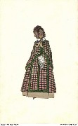(Dame au manteau à carreau)