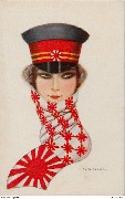 (Femme aux couleurs japonaises)