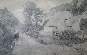 Lovegn&eacute;e. Le Vieux Moulin (sans titre, carte publicitaire)