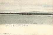 Blick auf dem Rhein u. Schwarzwald bei Kehl