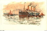 Nordd. Lloyd D. "Kaiser Friedrich" auf der Rhede von Bremerhaven