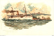 Nordd. Lloyd D. "Prinz Heinrich" an der engl. Küste Dovers