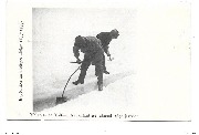Expédition Antarctique belge. Melaerts et Tolfsen travaillant au chenal 1899-Janvier