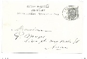 Expédition Antarctique belge. Melaerts et Tolfsen travaillant au chenal 1899-Janvier