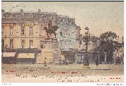 Anvers. Place et Statue L&eacute;opold I