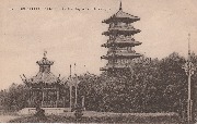 Bruxelles-Laeken.La Tour Japonaise et le Kiosque Bruxelles-Laeken.La Tour Japonaise et le Kiosque